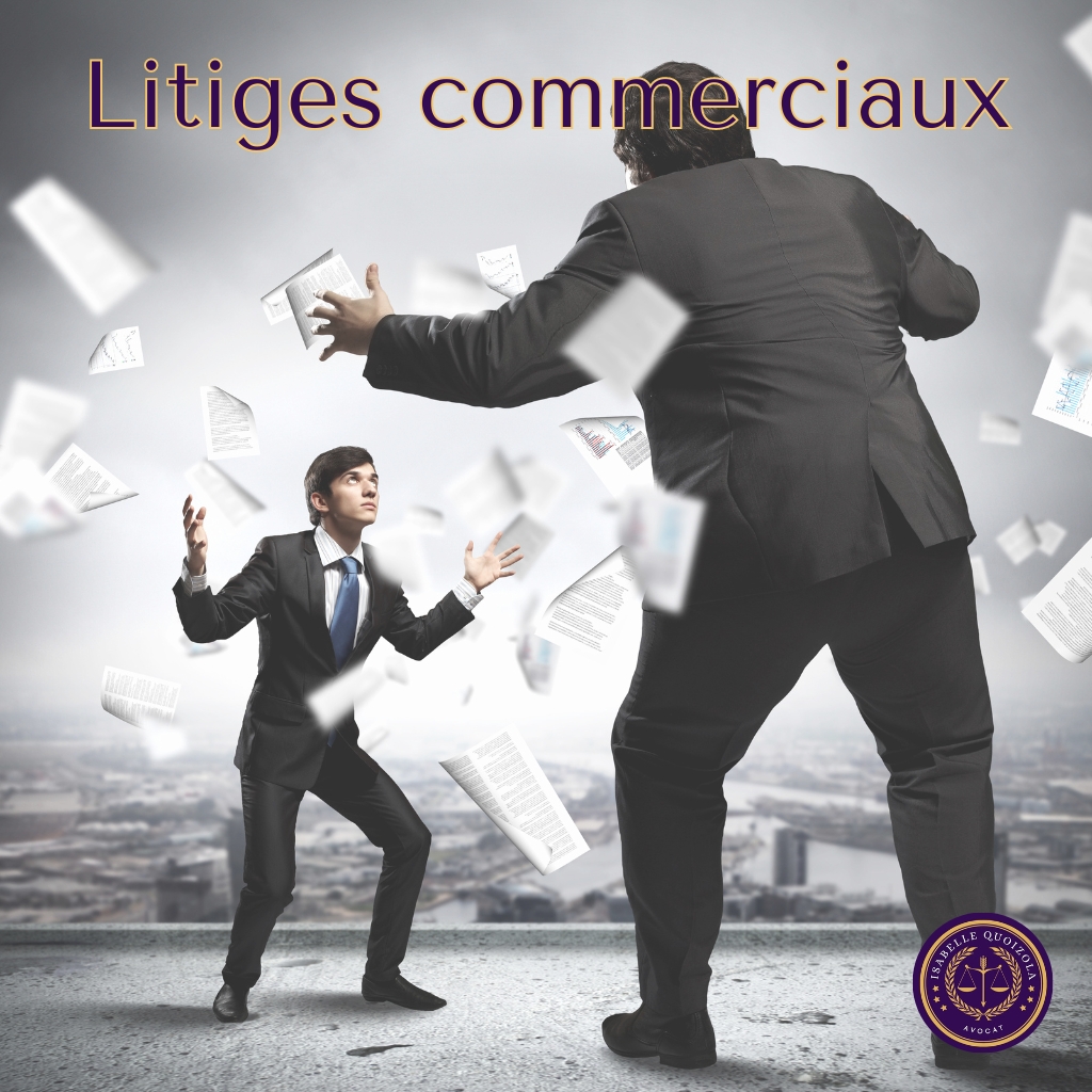 Cabinet Quoizola illustration litiges commerciaux
